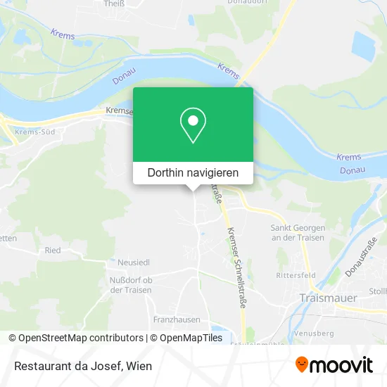 Restaurant da Josef Karte