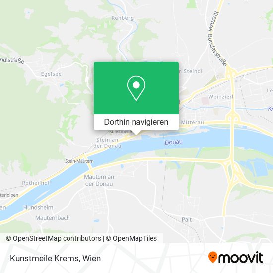 Kunstmeile Krems Karte