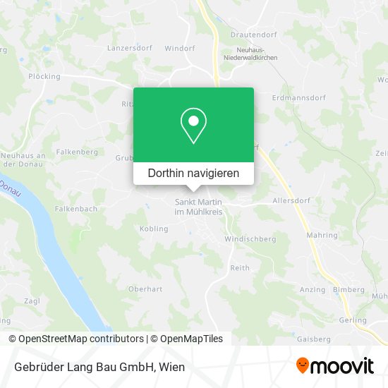 Gebrüder Lang Bau GmbH Karte