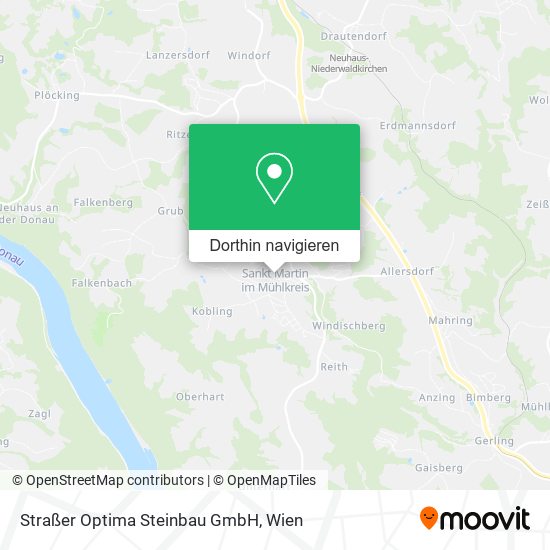 Straßer Optima Steinbau GmbH Karte