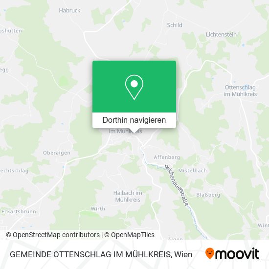 GEMEINDE OTTENSCHLAG IM MÜHLKREIS Karte