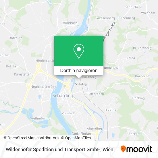 Wildenhofer Spedition und Transport GmbH Karte