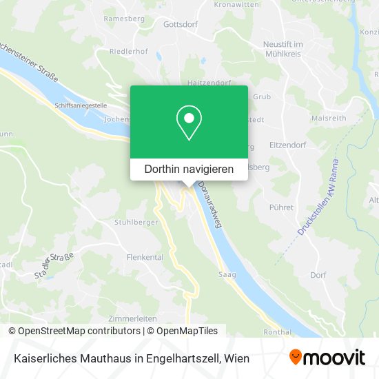 Kaiserliches Mauthaus in Engelhartszell Karte