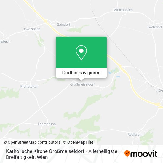 Katholische Kirche Großmeiseldorf - Allerheiligste Dreifaltigkeit Karte