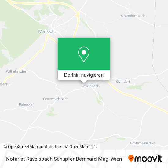 Notariat Ravelsbach Schupfer Bernhard Mag Karte