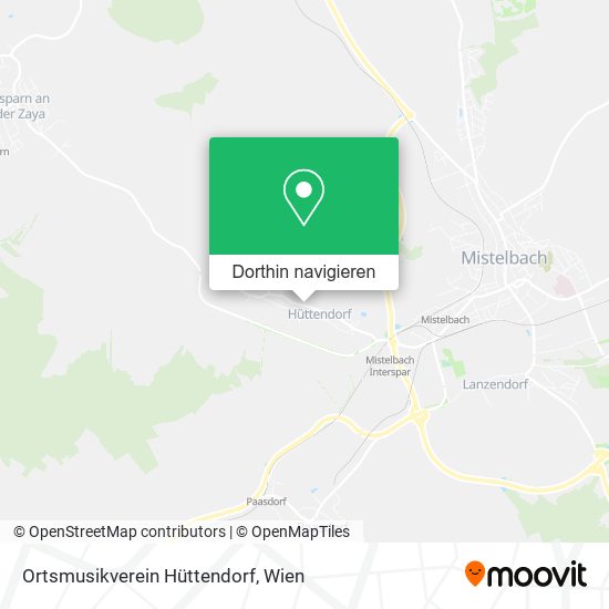 Ortsmusikverein Hüttendorf Karte