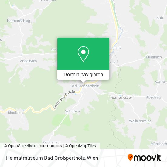 Heimatmuseum Bad Großpertholz Karte