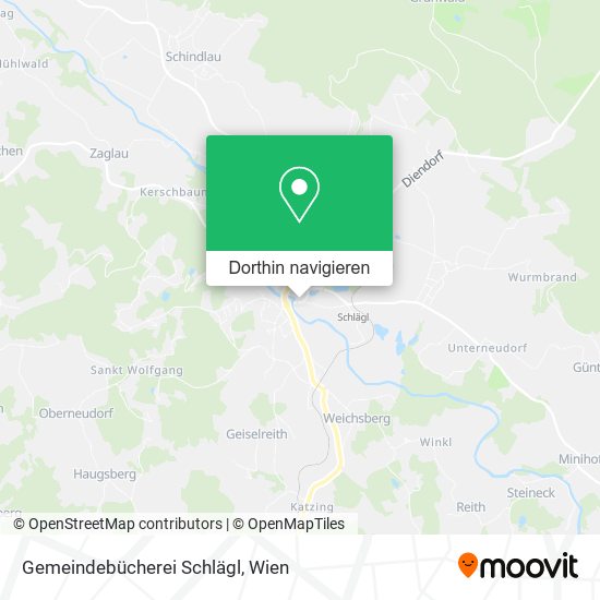 Gemeindebücherei Schlägl Karte