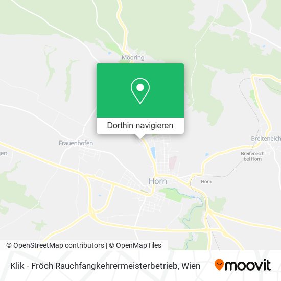 Klik - Fröch Rauchfangkehrermeisterbetrieb Karte