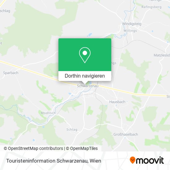 Touristeninformation Schwarzenau Karte