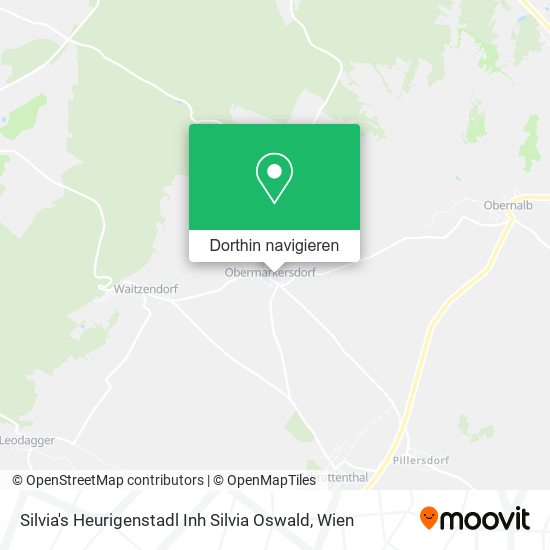 Silvia's Heurigenstadl Inh Silvia Oswald Karte