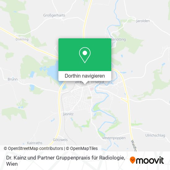 Dr. Kainz und Partner Gruppenpraxis für Radiologie Karte