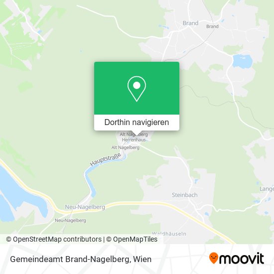 Gemeindeamt Brand-Nagelberg Karte