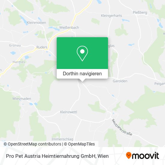 Pro Pet Austria Heimtiernahrung GmbH Karte