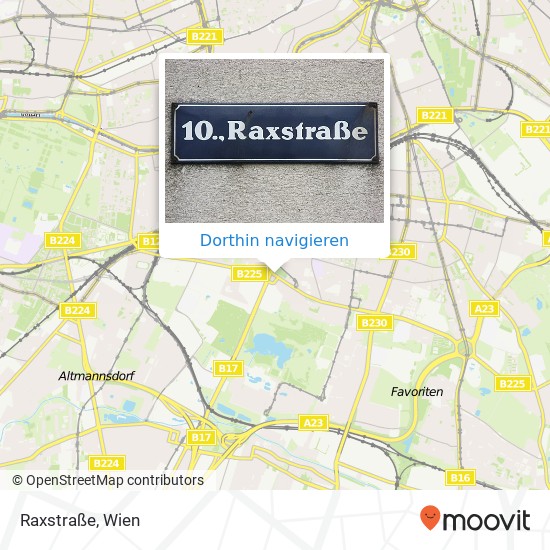 Raxstraße Karte