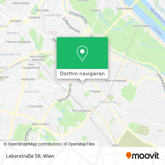 Leberstraße 58 Karte