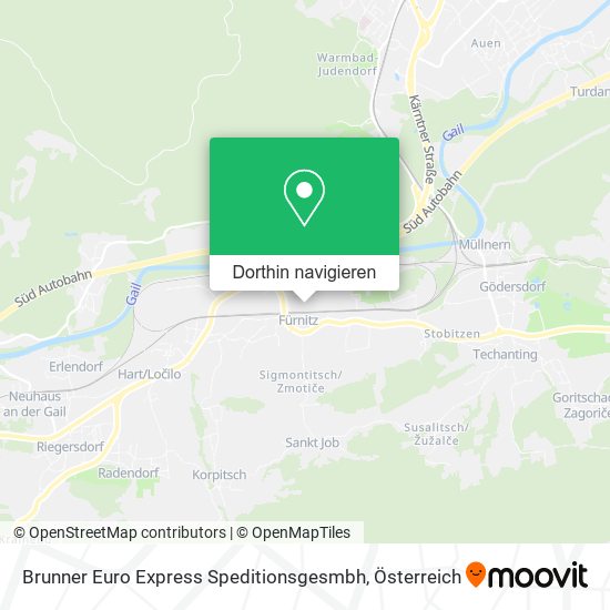 Brunner Euro Express Speditionsgesmbh Karte