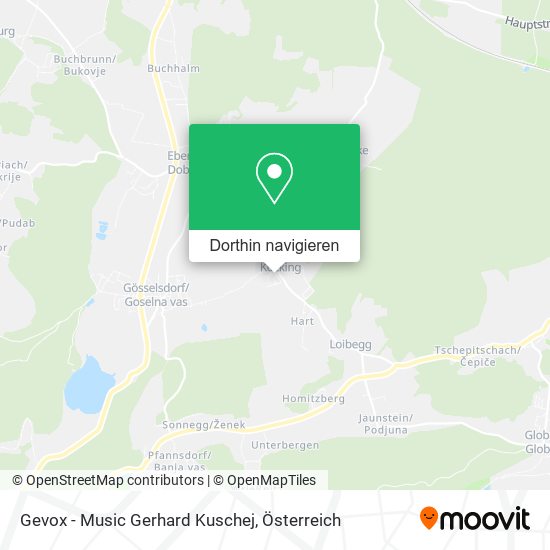 Gevox - Music Gerhard Kuschej Karte
