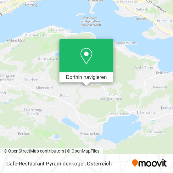 Cafe-Restaurant Pyramidenkogel Karte