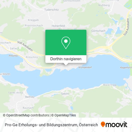 Pro-Ge Erholungs- und Bildungszentrum Karte