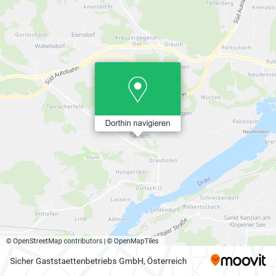 Sicher Gaststaettenbetriebs GmbH Karte