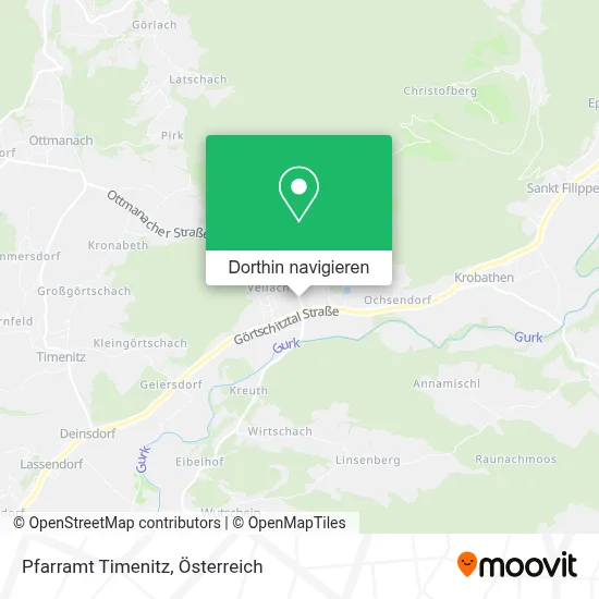 Pfarramt Timenitz Karte