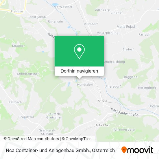Nca Container- und Anlagenbau Gmbh. Karte