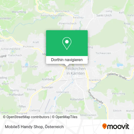 Mobile5 Handy Shop Karte