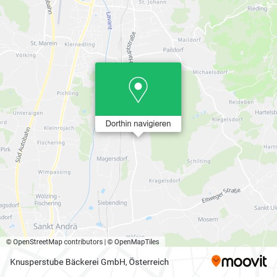 Knusperstube Bäckerei GmbH Karte