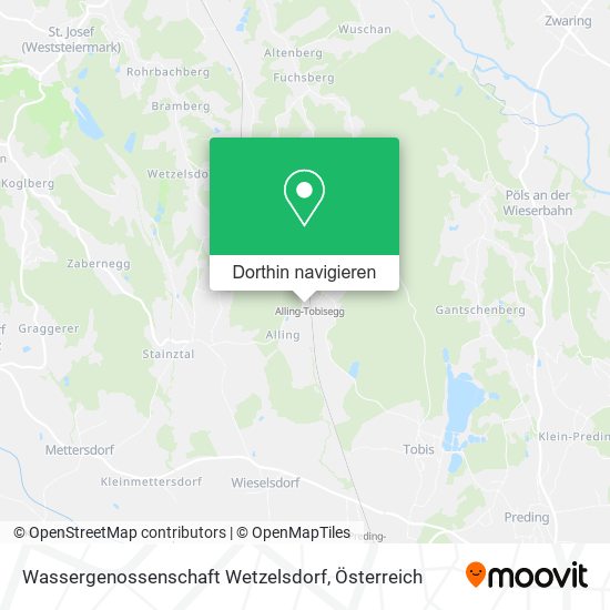 Wassergenossenschaft Wetzelsdorf Karte