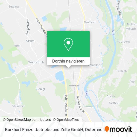 Burkhart Freizeitbetriebe und Zelte GmbH Karte