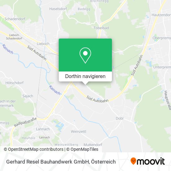 Gerhard Resel Bauhandwerk GmbH Karte