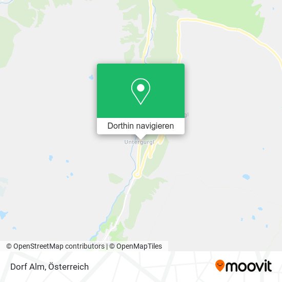 Dorf Alm Karte