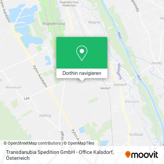 Transdanubia Spedition GmbH - Office Kalsdorf Karte