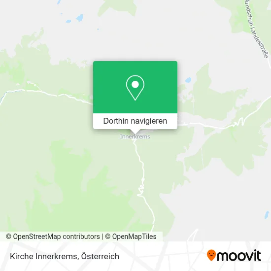 Kirche Innerkrems Karte