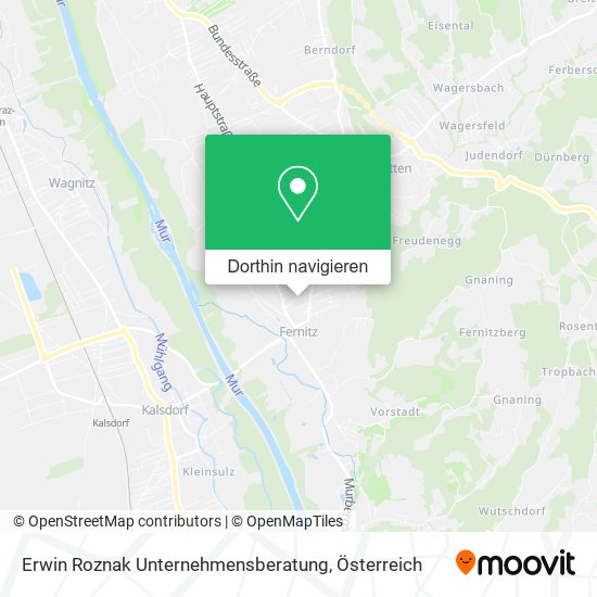 Erwin Roznak Unternehmensberatung Karte