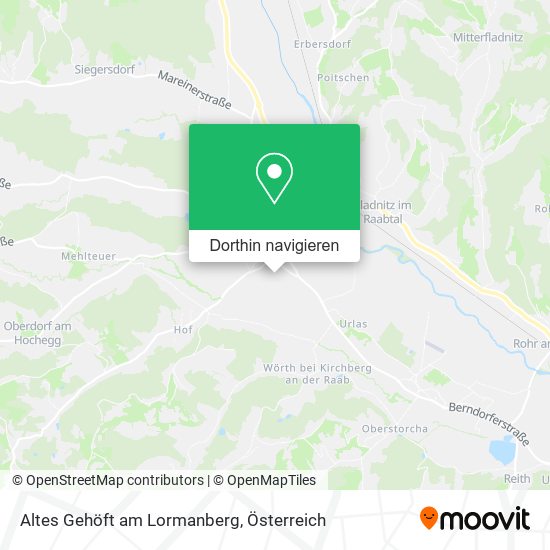Altes Gehöft am Lormanberg Karte