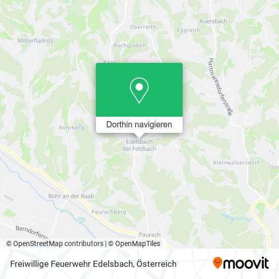 Freiwillige Feuerwehr Edelsbach Karte