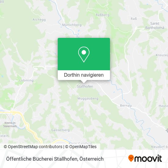 Öffentliche Bücherei Stallhofen Karte