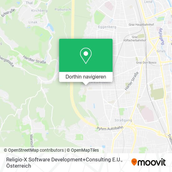 Religio-X Software Development+Consulting E.U. Karte