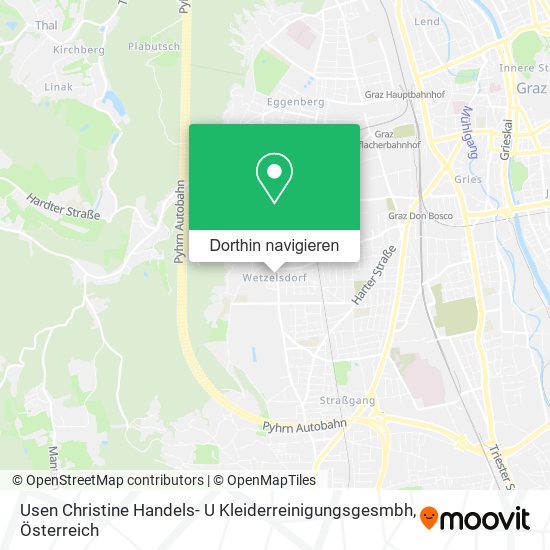 Usen Christine Handels- U Kleiderreinigungsgesmbh Karte
