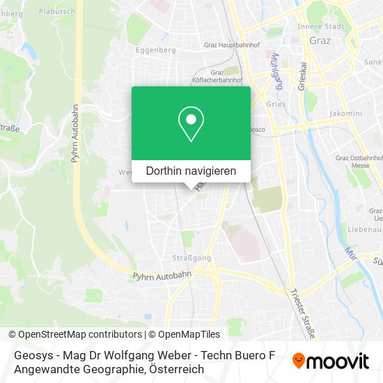 Geosys - Mag Dr Wolfgang Weber - Techn Buero F Angewandte Geographie Karte