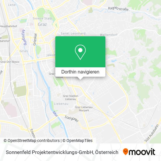 Sonnenfeld Projektentwicklungs-GmbH Karte