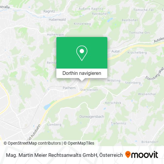 Mag. Martin Meier Rechtsanwalts GmbH Karte