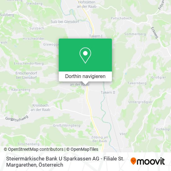 Steiermärkische Bank U Sparkassen AG - Filiale St. Margarethen Karte