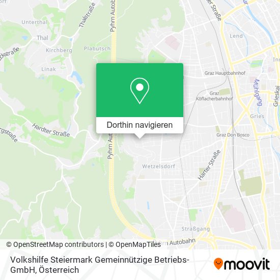Volkshilfe Steiermark Gemeinnützige Betriebs-GmbH Karte