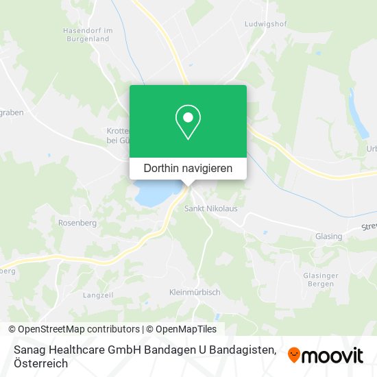 Sanag Healthcare GmbH Bandagen U Bandagisten Karte
