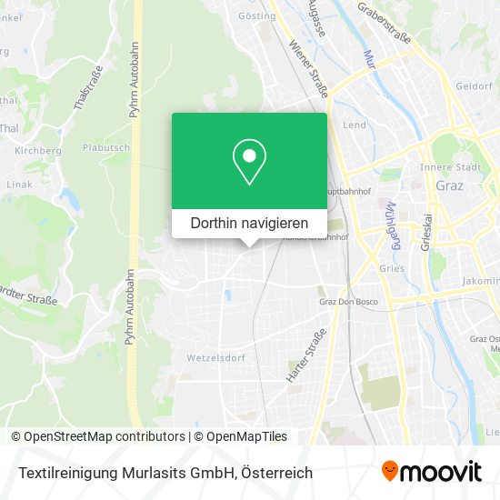 Textilreinigung Murlasits GmbH Karte