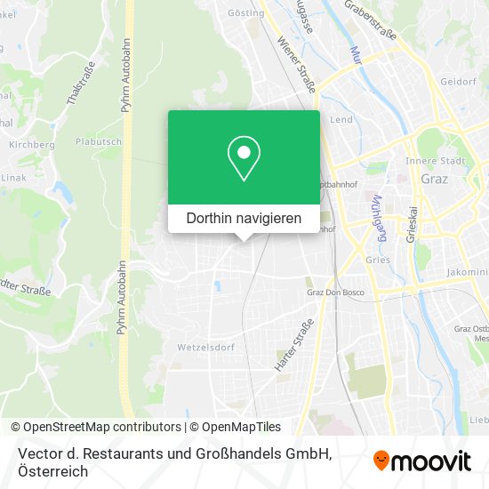 Vector d. Restaurants und Großhandels GmbH Karte