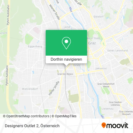 Designers Outlet 2 Karte